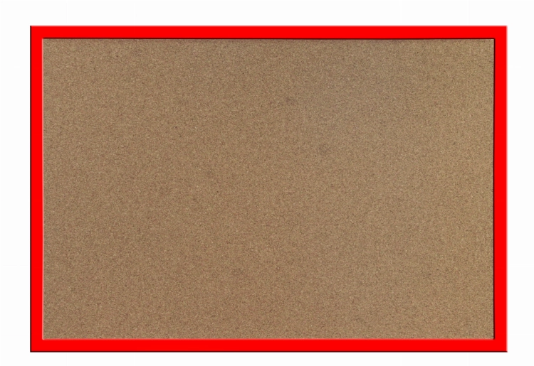 TABLICA  KORKOWA DREW RAMA CZERWONA 90/120