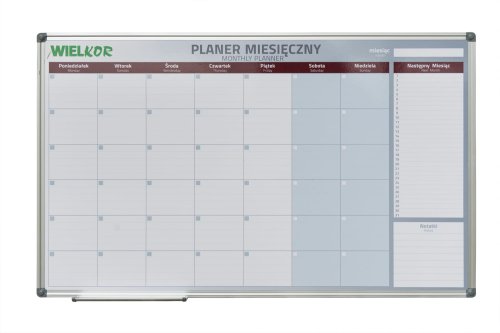 PLANER  MAG-SUCHOŚCI ALUM BASIC MIESIĘCZNY 90/120
