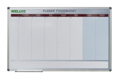 PLANER  MAG-SUCHOŚCI ALUM BASIC TYGODNIOWY 60/90