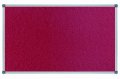 TABLICA  TEKSTYLNA ALUM BASIC CZERWONA 100/150