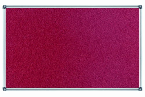 TABLICA  TEKSTYLNA ALUM BASIC CZERWONA 120/150