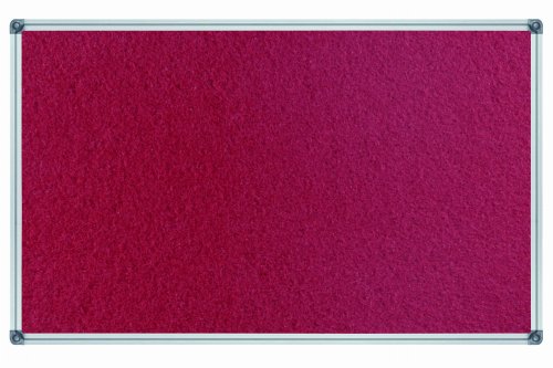 TABLICA  TEKSTYLNA ALUM BASIC CZERWONA 60/90