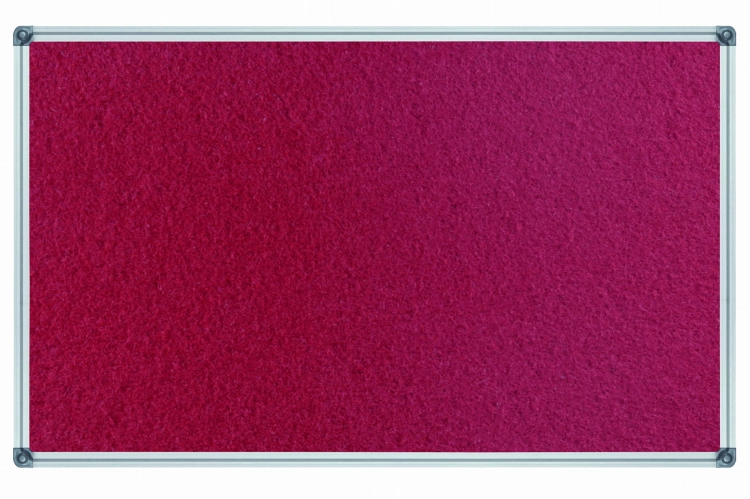 TABLICA  TEKSTYLNA ALUM BASIC CZERWONA 90/120