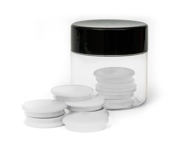 Magnesy do tablic 30 mm biały komplet 10 sztuk Wielkor