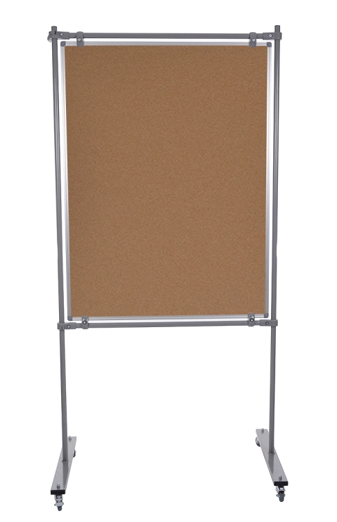Tablica moderacyjna korkowa wolnostojąca 90x120 cm stelaż 190 cm Wielkor