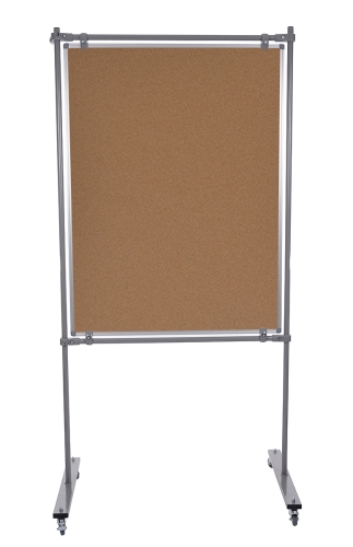 Tablica moderacyjna korkowa wolnostojąca 100x150 cm stelaż 190 cm Wielkor