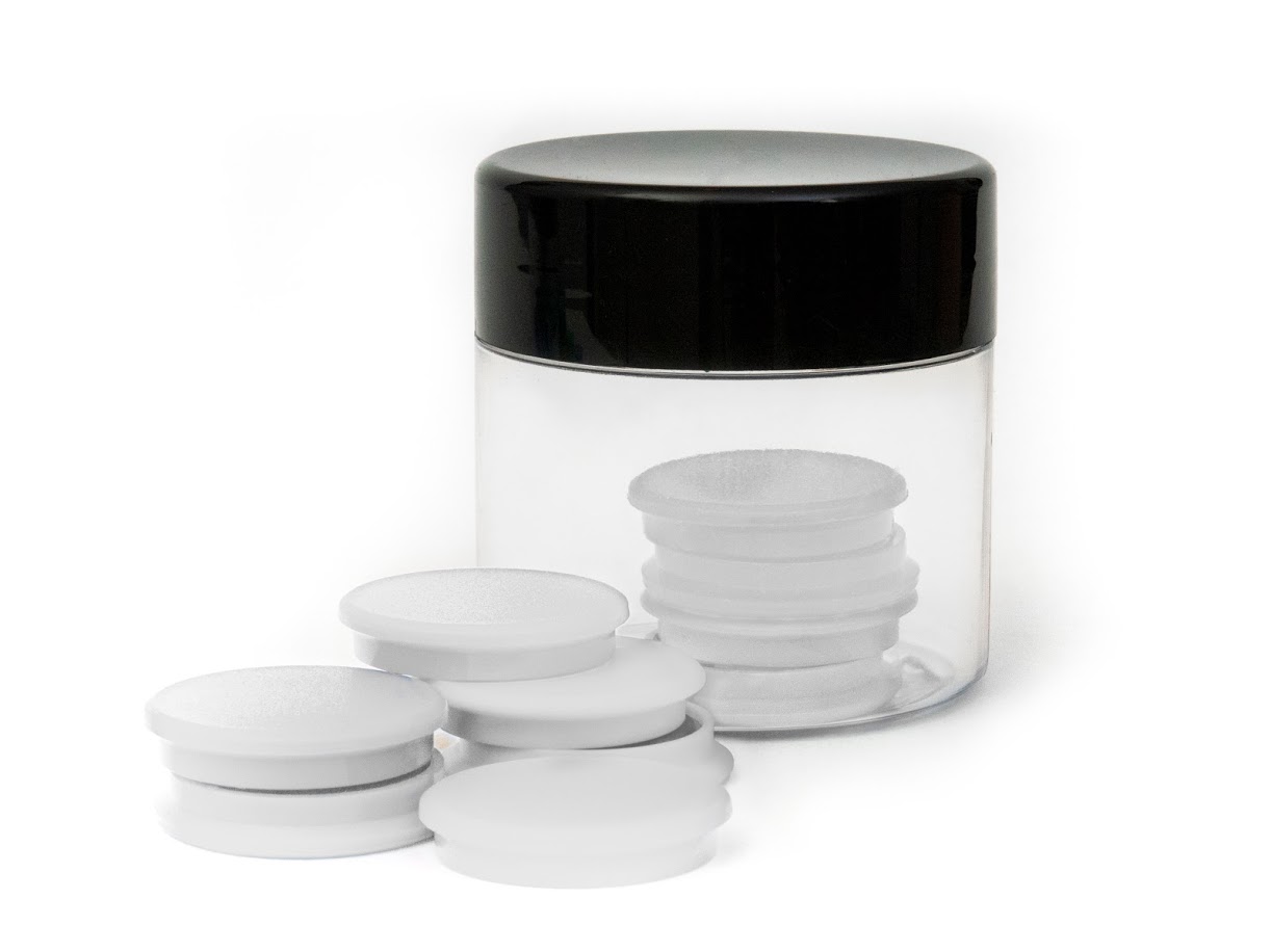 Magnesy do tablic 30 mm biały komplet 10 sztuk Wielkor