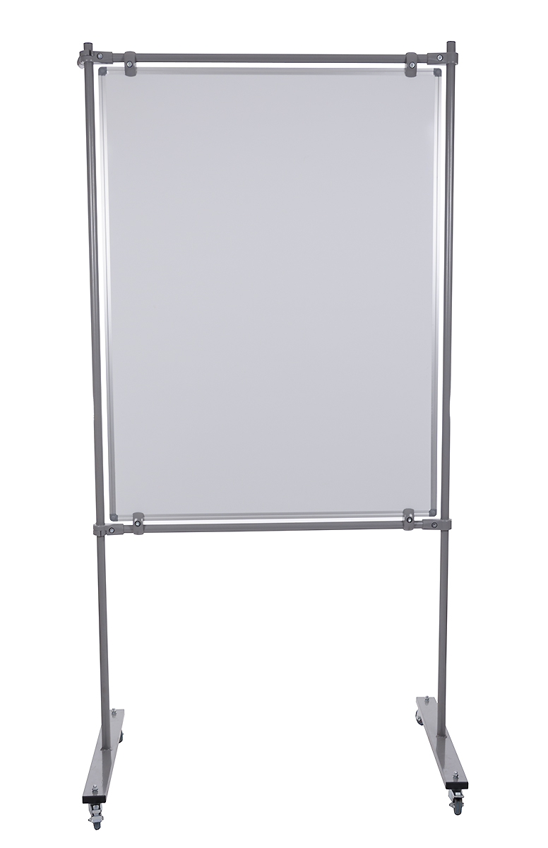 Tablica moderacyjna magnetyczna suchościeralna 90x120 cm na stelażu Wielkor